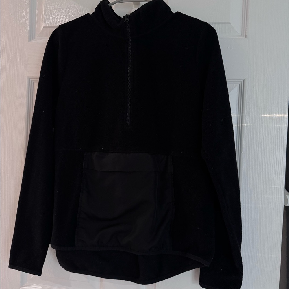 Black Half-Zip Pullover womens - image 1